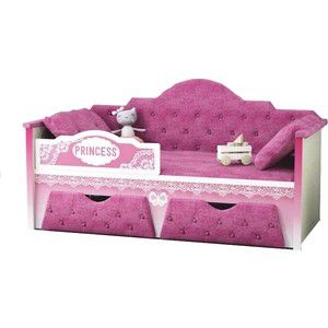 Диван-кровать Липецк Принцесса 80х160 розовый