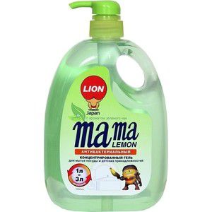 Концентрированный гель для мытья посуды Mama Lemon Зеленый чай (Green Tea Fragrance), 1 л