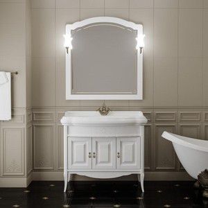 Мебель для ванной Opadiris Лоренцо 100 белый матовый 9003