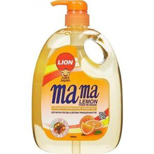 Концентрированное средство для мытья посуды Mama Lemon Цитрус (Tough on Grease), 1 л