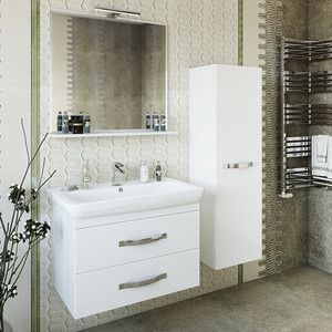 Мебель для ванной Sanflor Одри 80 белый, подвесная