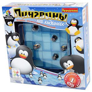 Логическая игра Bondibon Пингвины на льдинах арт SG 155 RU