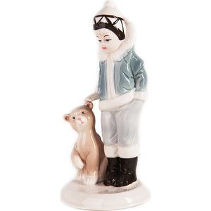 Сувенир Snowmen фигурка девочка с медведем 18, 5см "Рождество" (Е92355)
