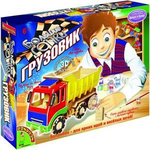 Bondibon Французское творчество Досуг с Буки, Движущийся деревян. 3D пазл Большие гонки Грузовик (ВВ1209)