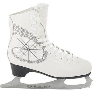 Фигурные коньки CK PRINCESS LUX leather 100% CK - IS000040 - Белый (30)