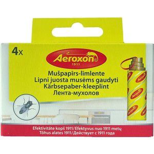 Лента Aeroxon от мух, липкая, экологически чистый продукт, 4 шт