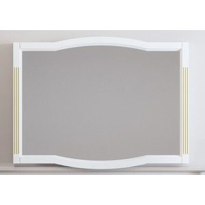 Зеркало Opadiris Лаура 120 белый матовый 9003 с патиной (Z0000009325)