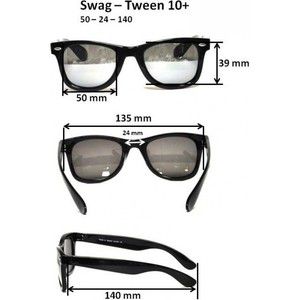 Cолнцезащитные очки Real Kids для тинейджеров Wag черный/синий (10WGBKBL)