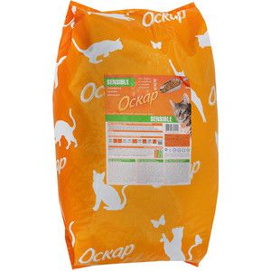 Сухой корм Оскар SENSIBLE для кошек с чувствительным пищеварением 10кг (201001210)