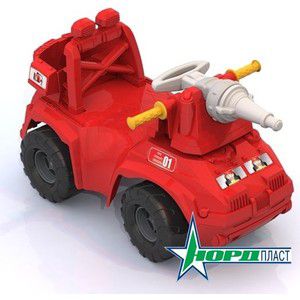Машина-каталка Нордпласт Пожарная машина (431014)