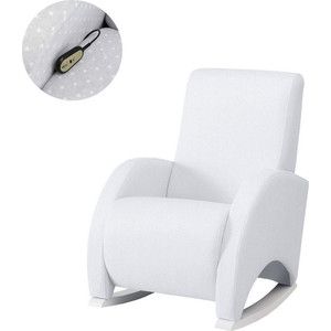 Кресло-качалка Micuna Wing/Confort Relax white/white искусственная кожа