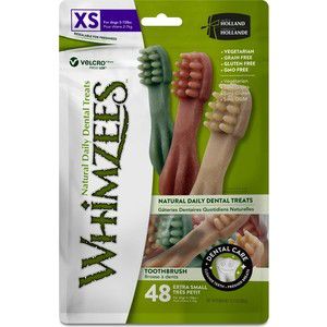 Лакомство Whimzees Toothbrush Star XS Value Bags Зубная щетка для собак XS 7см 48шт в пакете (WHZ341ROW)