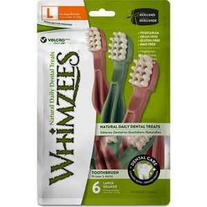 Лакомство Whimzees Toothbrush Star L Value Bags Зубная щетка для собак L 15см 6шт в пакете (WHZ344ROW)