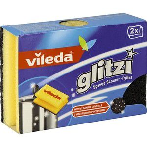 Губка VILEDA Glitzi (Глитци) для посуды Глитци 2 шт