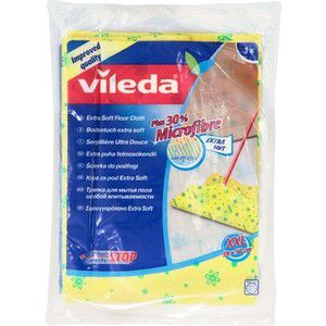 Тряпка для пола VILEDA Extra Soft особой впитываемости 1 шт