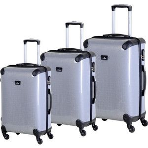 Комплект чемоданов L'CASE Paris K05 SHINY Gray