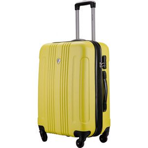 Комплект чемоданов L'CASE Bangkok Light yellow с расширением