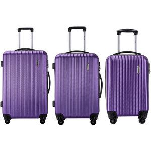 Комплект чемоданов L'CASE Krabi New purple