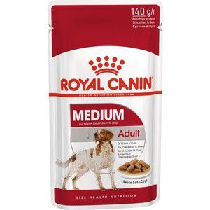 Пауч Royal Canin Medium Adult Sause-Sobe кусочки в соусе собе для собак средних пород с 10мес до 10лет 140г