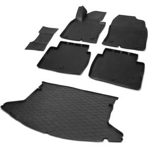Комплект ковриков салона и багажника Rival для Mazda CX-5 II 5-дв. (2017-н.в.), полиуретан, K13803004-5
