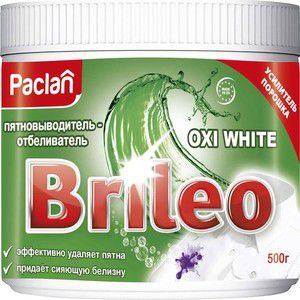 Пятновыводитель Paclan Brileo Oxi White для белого белья, 500 г