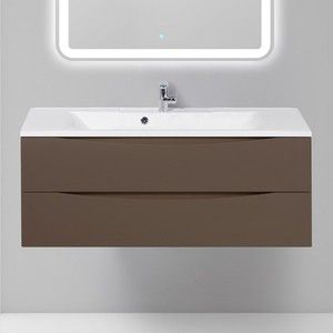 Тумба с раковиной BelBagno Marino 120 cioccolato opaco (MARINO-1200-2C-SO-CO-P, BB1200/450-LV-MR-PR)