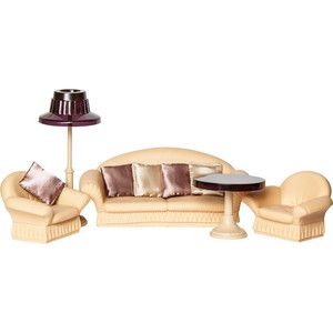 Кукольная мебель Огонек Набор для гостиной "Коллекция" (С-1302)