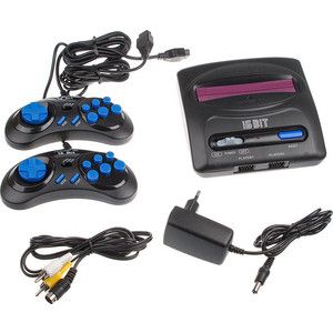 Игровая приставка Sega Magistr Drive 2 Little black + контроллер (160 игр)