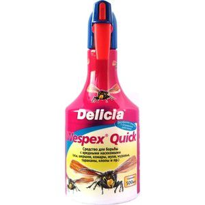 Спрей Delicia от ос, шершней, пчёл, любых летающих и ползающих насекомых , профессиональный, 500 мл