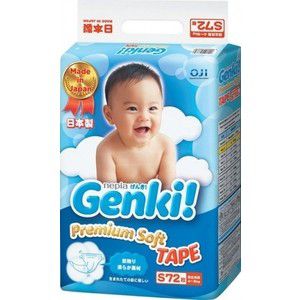 Подгузники Genki S (4-8 кг) 72 шт 4901121-532646
