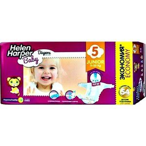 Подгузники Helen Harper Baby размер 5 Junior (11-25 кг) 54шт 5411416-029755