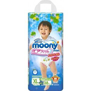 Трусики для мальчиков Moony MAN XL (12-22 кг) 38 шт 4903111-184675