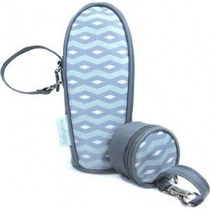 Термоупаковка универсальная BabyOno сумочка для пустышки (светло-серый) 5901435-406397