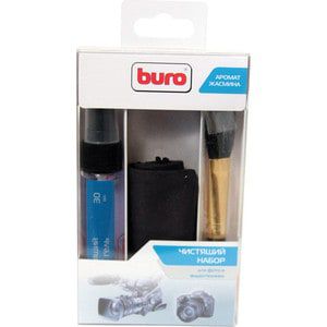 Чистящие средство Buro BU-Photo+Video комплект для очистки фото/видеотехники, салфетки, гель и кисточка