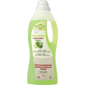 Универсальное средство для мытья пола Molecola Ламинат Зеленый лайм, экологичное, 1 л