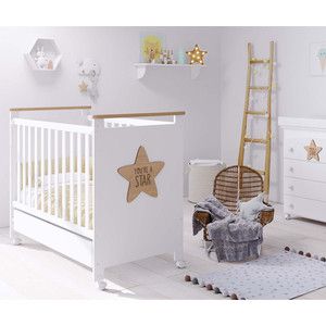 Кроватка Micuna Baby Star 120*60 white/waterwood