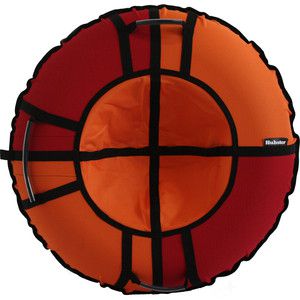 Тюбинг Hubster Хайп красный-оранжевый 110 см
