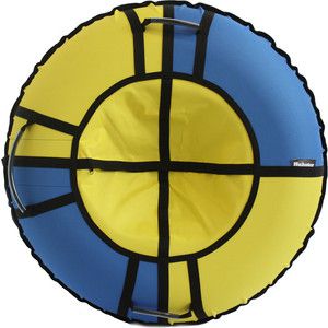 Тюбинг Hubster Хайп голубой-желтый 120 см