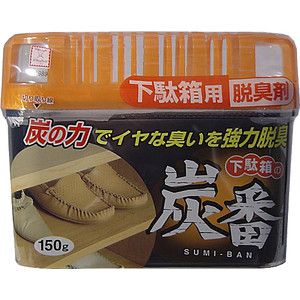 Дезодорант-поглотитель неприятных запахов Kokubo с древесным углем, для обувных шкафов 150 г
