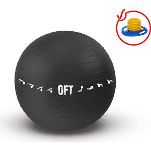 Гимнастический мяч Original Fit.Tools Гимнастический мяч 75 см для коммерческого использования черный