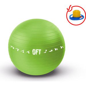 Гимнастический мяч Original Fit.Tools Гимнастический мяч 65 см для коммерческого использования зеленый