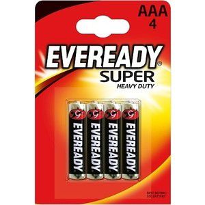 Батарейки Eveready Super Heavy Duty R03 (4шт)