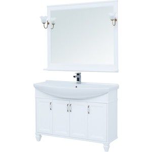 Мебель для ванной Aquanet Валенса 120 белая матовая