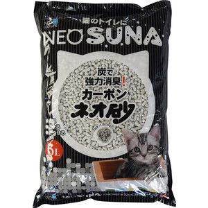 Наполнитель Neo Loo Life Neo Suna комкующийся с активированным углем для кошек 6л