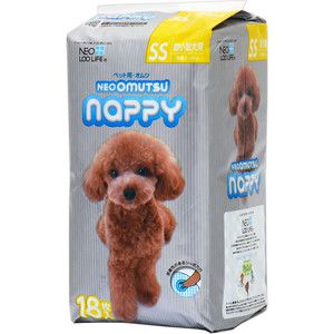 Подгузники Neo Loo Life Neo Omutsu Nappy размер SS для собак весом 2-4кг 18шт