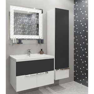 Мебель для ванной Mixline Исида 65 белый/графит