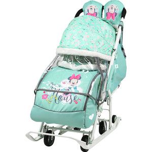 Санки коляски Nika Disney Baby 2 (Минни Маус Мятный)
