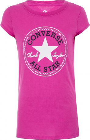 Converse Футболка для девочек Converse Timels Chuck Patch, размер 164