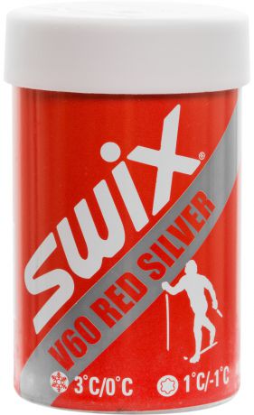 Swix Мазь держания Swix V60 Red Silver, 0/+3C