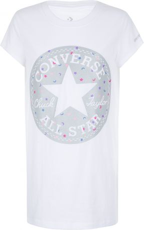 Converse Футболка для девочек Converse Chuck Patch Moon, размер 164